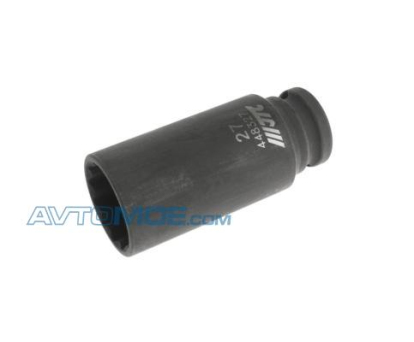 Головка торцевая ударная тонкостенная 12-гранная 1/2" х 27мм, длина 82мм JTC /1 JTC448327 JTC (фото №1)