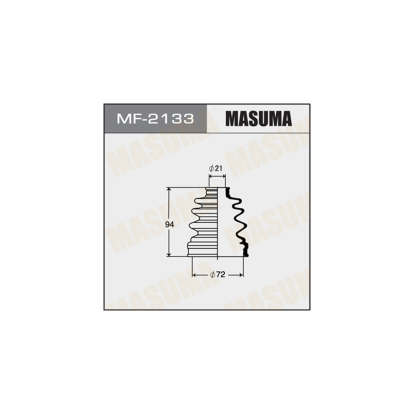 Пыльник шруса внутренний (вал задний) MF2133 Masuma (фото №1)