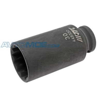 Головка торцевая ударная тонкостенная 12-гранная 1/2" х 30мм, длина 82мм JTC /1 JTC448330 JTC (фото №1)