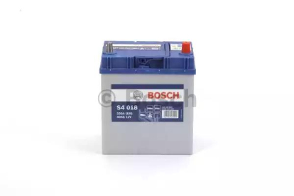 Аккумуляторная батарея "S4 Silver", 12в 40а/ч 330А п.т., о.п., яп. кл. 0092S40180 Bosch (фото №2)