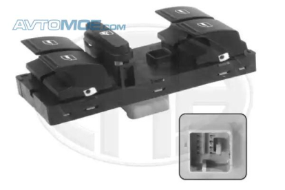 Блок управления стеклоподъемниками передней левой двери 662269 ERA (фото №1)